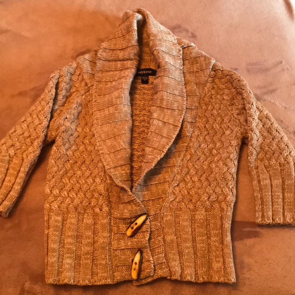Bebe cropped sweater